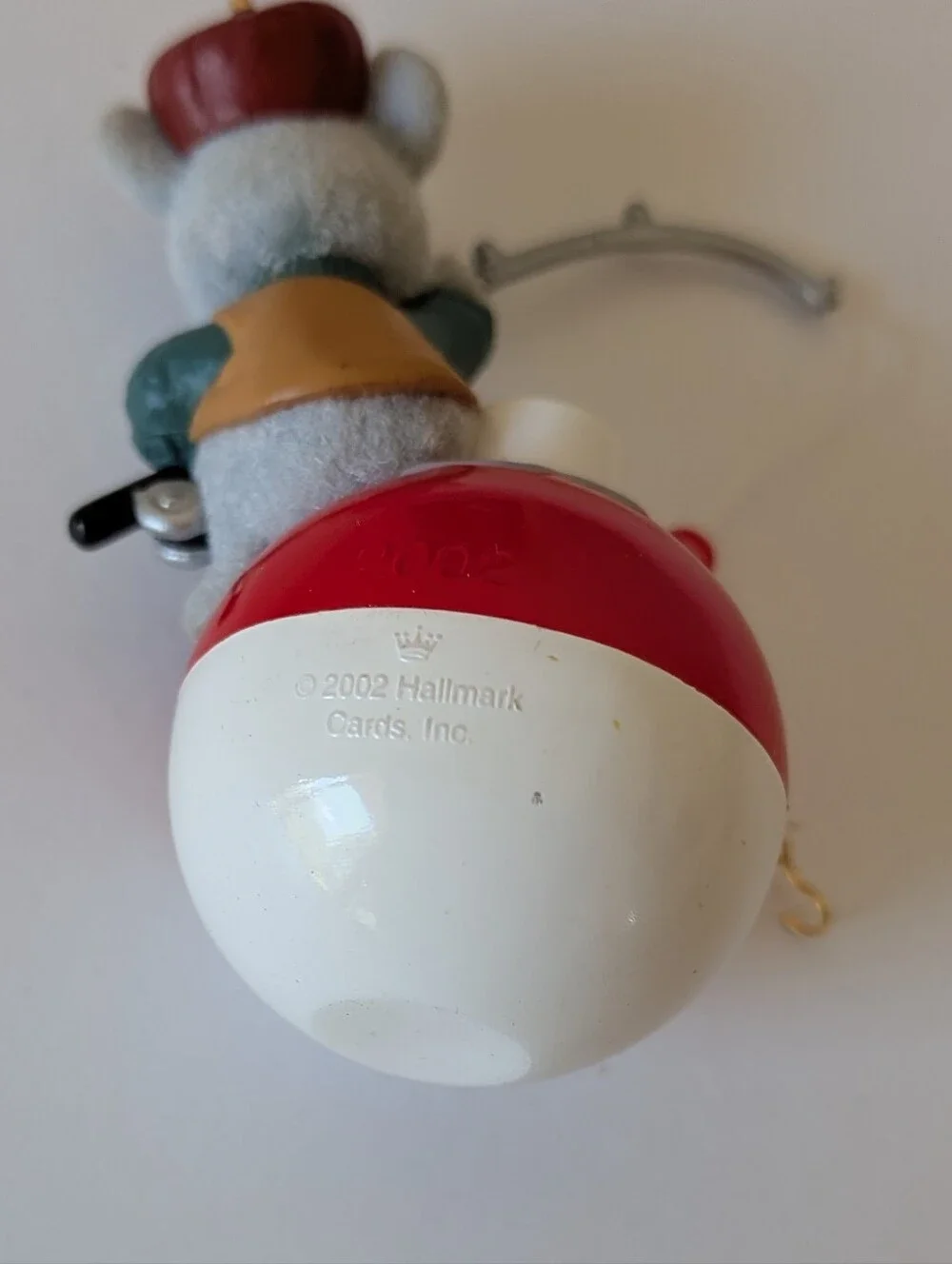 Hallmark Keepsake Christmas Ornament Fishin' Mission Mouse Vintage 2002